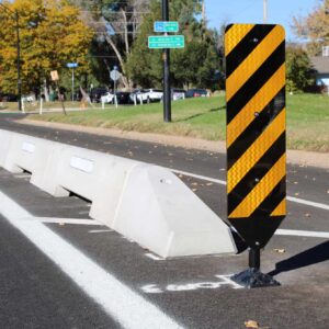 Soft Hit Posts SAFE-T LANE Bike Lane Divider - SEMA Precast